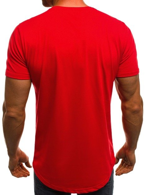 OZONEE O/171725 Men's T-Shirt - Red