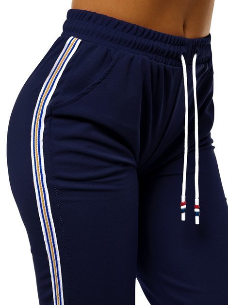 Women's Sweatpants - Navy blue OZONEE JS/1021/C4
