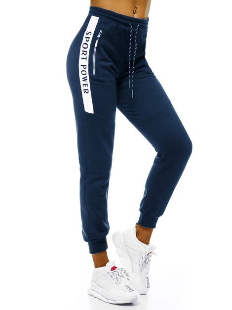Women's Sweatpants - Navy blue OZONEE JS/KSW5004 - Men's Clothing | Ozonee