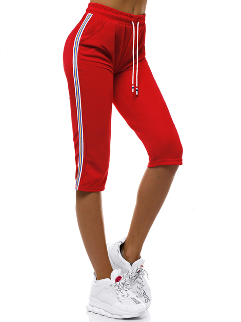 Women's Sweatpants - Red OZONEE JS/1021/C5