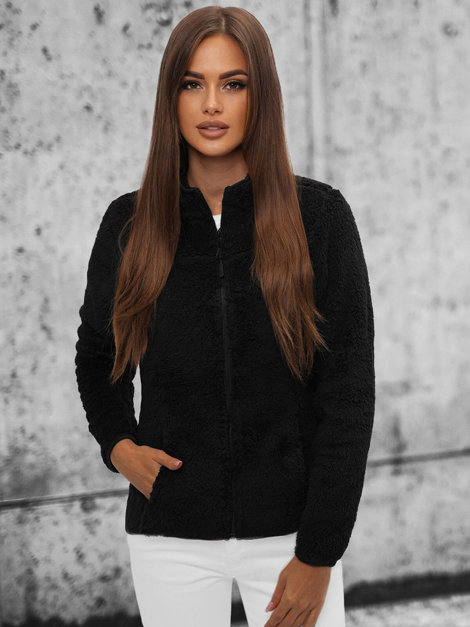 Women's Sweatshirt - Black OZONEE JS/HH006/1Z
