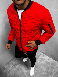 Men's Jacket - Red OZONEE JS/MY01Z