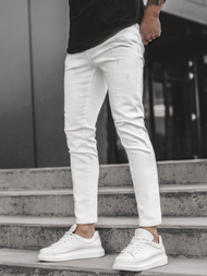 Men's Jeans - White OZONEE B/55118