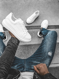 Men's Sneakers White OZONEE B/2051