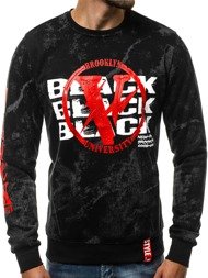 Men's Sweatshirt - Black OZONEE JS/DD225