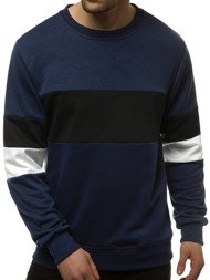 Men's Sweatshirt - Navy blue OZONEE JS/JZ11039