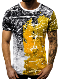 Men's T-Shirt - Yellow OZONEE JS/SS10929