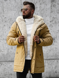 Men's Winter Jacket - Beige OZONEE JS/22M51/62
