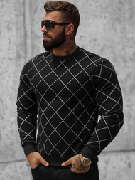 Men's sweatshirt - Black OZONEE O/D7459