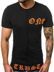 OZONEE B/181383 Men's T-Shirt - Black