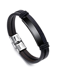 OZONEE D313 Men's Bracelet