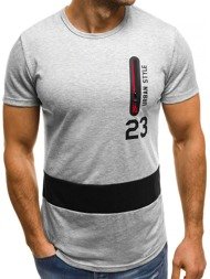 OZONEE JS/SS320 Men's T-Shirt - Grey