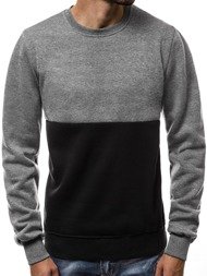 OZONEE JS/TX10 Men's Sweatshirt - Dark grey
