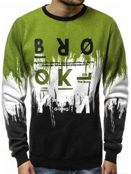 OZONEE JS/TX12 Men's Sweatshirt - Green