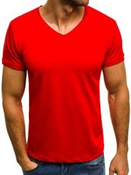 OZONEE O/1961 Men's T-Shirt - Red