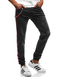 OZONEE OT/2023 Men's Jogger Jeans - Black