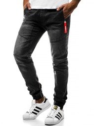 OZONEE RF/HY273 Men's Jogger Jeans - Black
