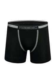 REEDIC G506 Men's Boxer Shortss - Black-Grey