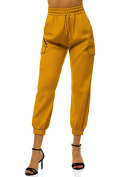 yellow joggers womens