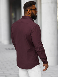 Men's Shirt - Burgundy OZONEE O/V116