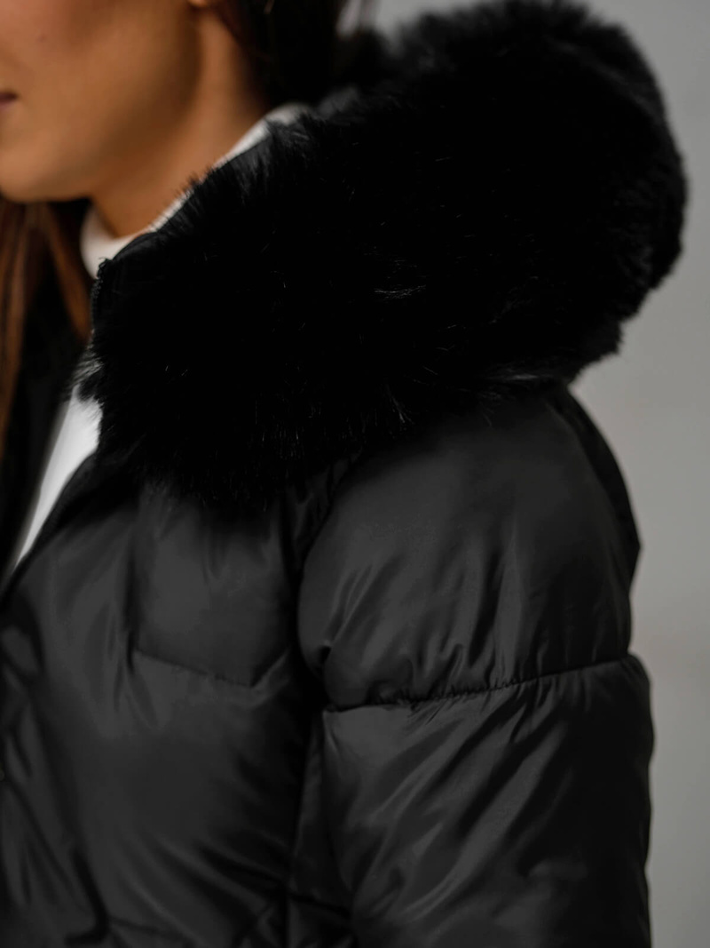 Women's Jacket - Black OZONEE JS/16M9202/392Z