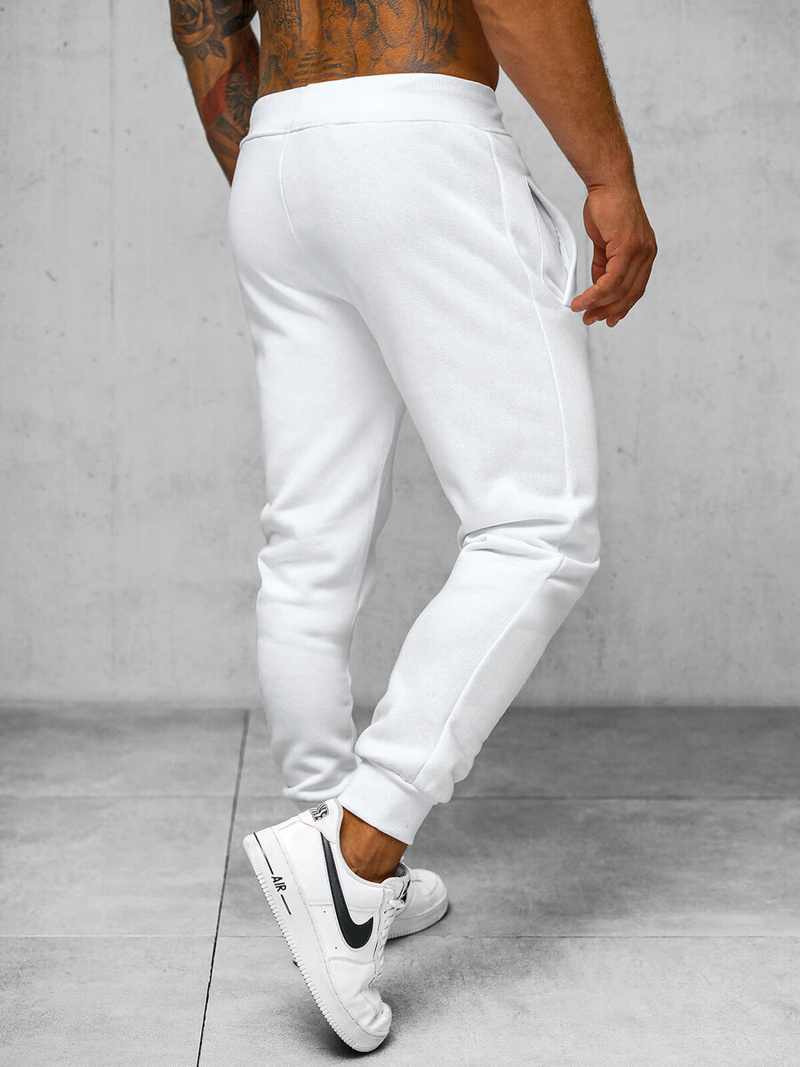 Men's Sweatpants - White OZONEE JS/XW01Z
