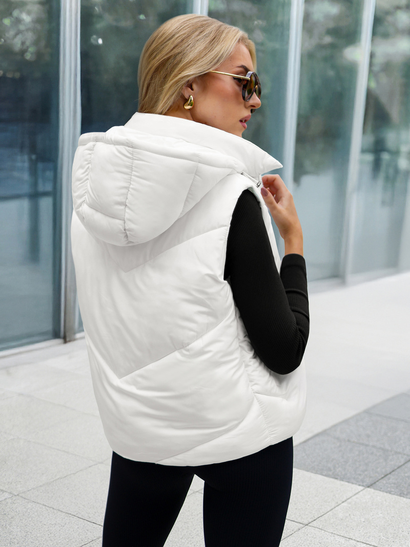 Women's Gilet - White OZONEE JS/16M9291/281