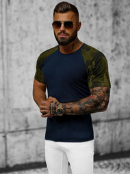 Men's T-shirt - Navy Blue-Camo OZONEE JS/8T82/7Z