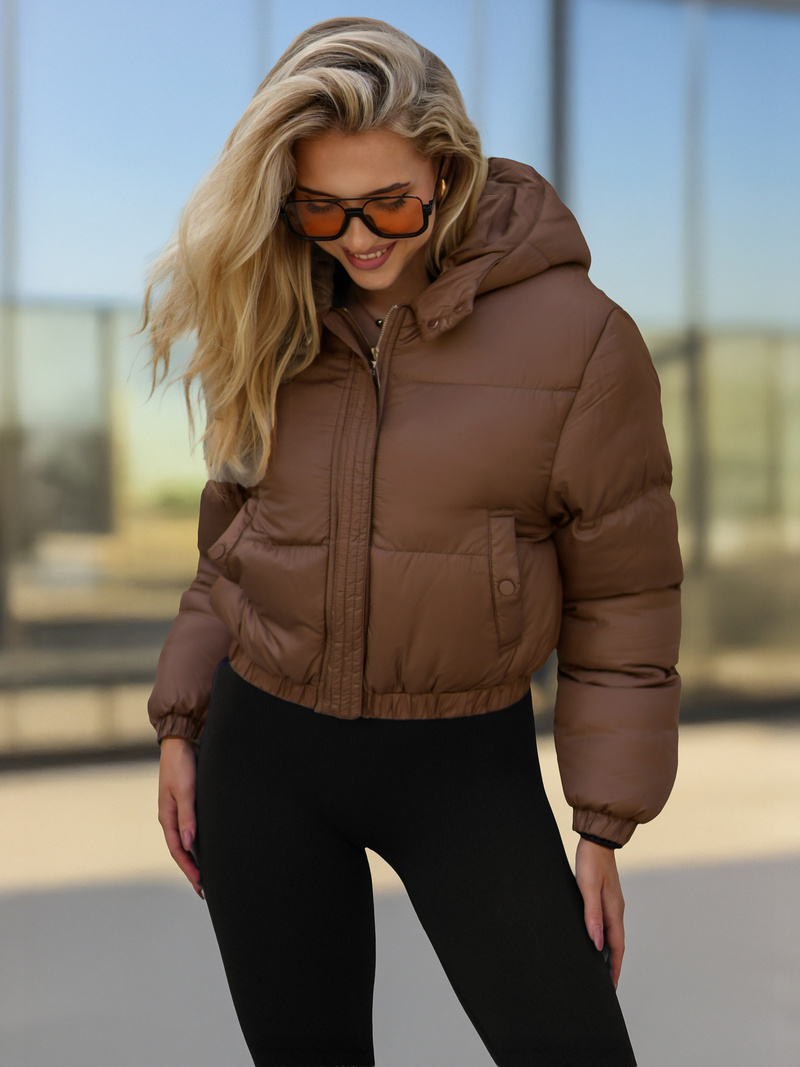 Women's Jacket - Chocolate OZONEE JS/5M3260/158Z