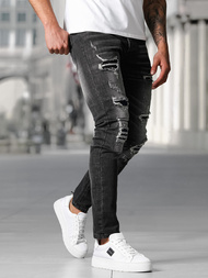 Men's Jeans - Black OZONEE NB/MP0075NZ