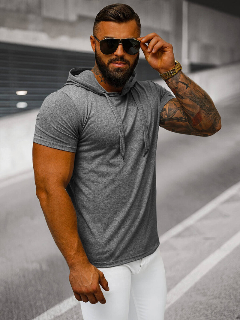 Men's T-shirt - Anthracite OZONEE JS/8T89/5