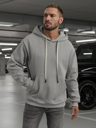 Men's Hoodie - Grey OZONEE O/3C577