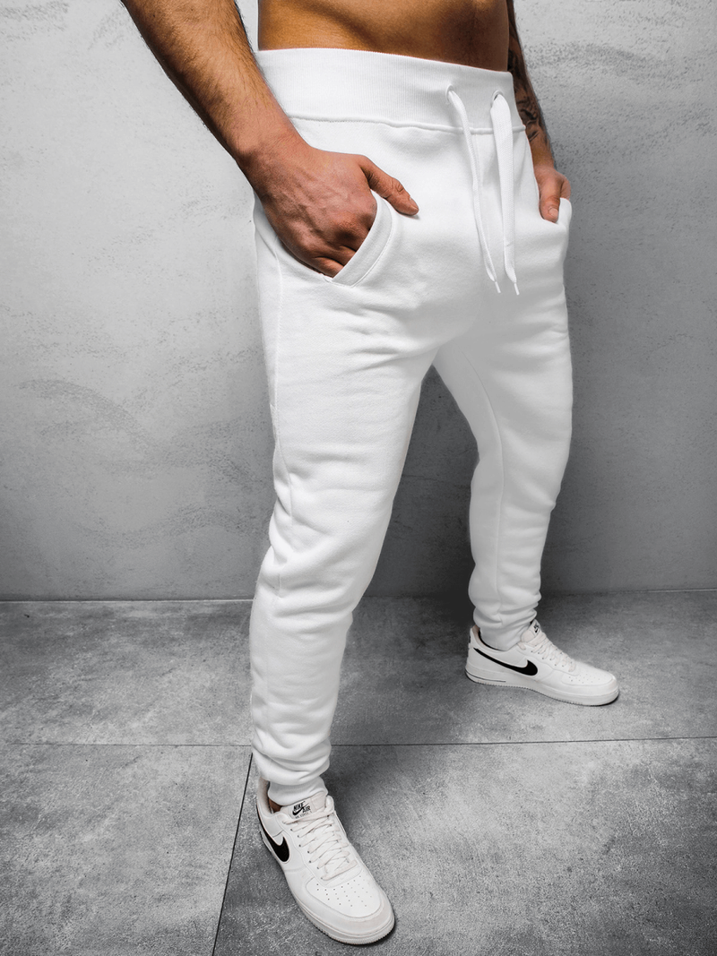 Men's Sweatpants - White OZONEE JS/XW01Z