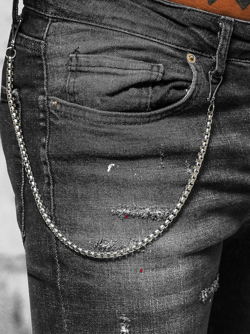 Men's Jeans - Black OZONEE O/MB463