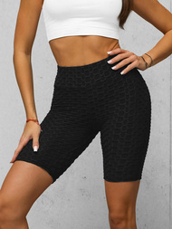 Short Women's Leggings - Black OZONEE JS/17K593/3