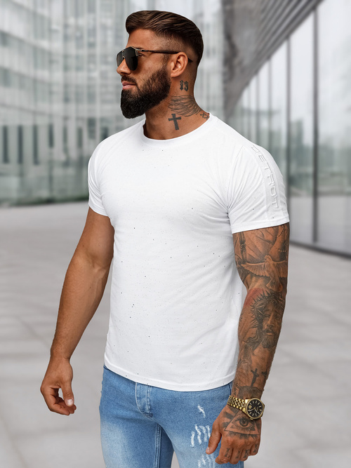 Men's T-shirt - White OZONEE O/QQ1388