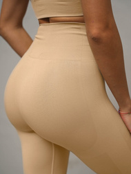 Two-Piece Tracksuit Set Beige OZONEE O/YJS7714