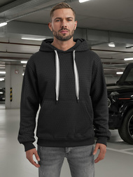 Men's Hoodie - Black OZONEE O/G3065