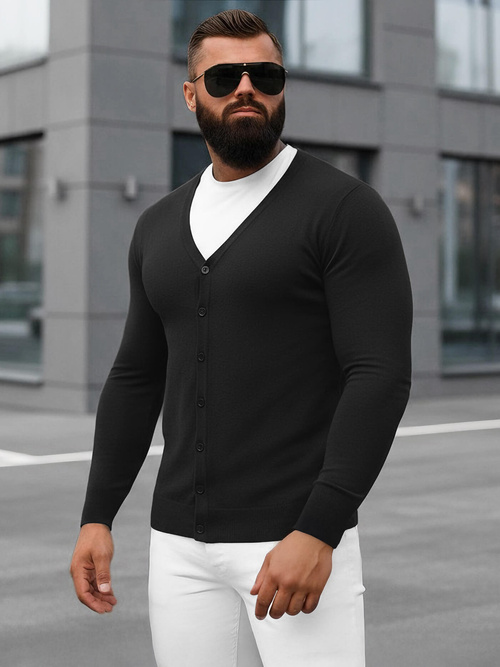 Men's Jumper - Black OZONEE NB/MM6006/4Z