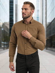 Men's Shirt - Brown OZONEE V/V187