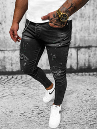 Men's Jeans - Black OZONEE O/MB460