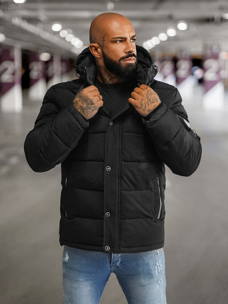 Men's Jacket - Black OZONEE JS/57M7503/392