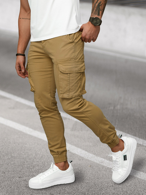 Men's Chinos Jogger - Beige OZONEE NB/MP0202KZ