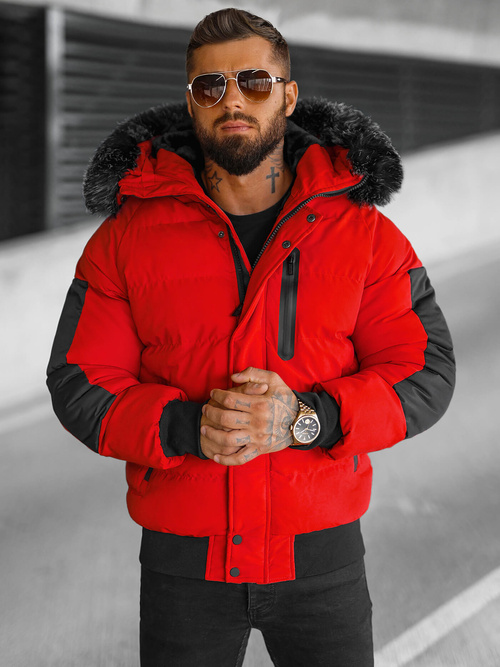 Men's Jacket - Red OZONEE O/M798Z