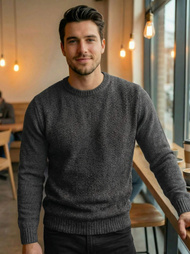 Men's Jumper - Anthracite OZONEE JS/59B3607/5