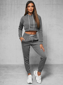 Two-piece tracksuit set anthracite OZONEE JS/8C67/5