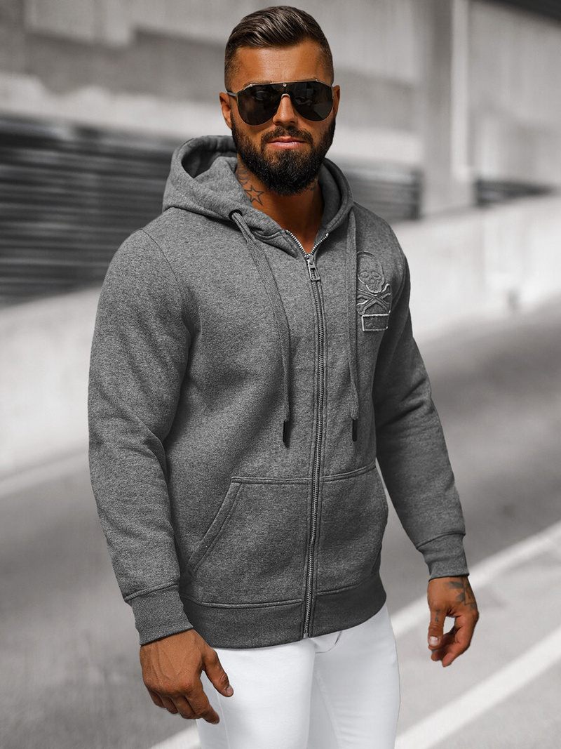 Men's Hoodie - Anthracite OZONEE NB/MF2003