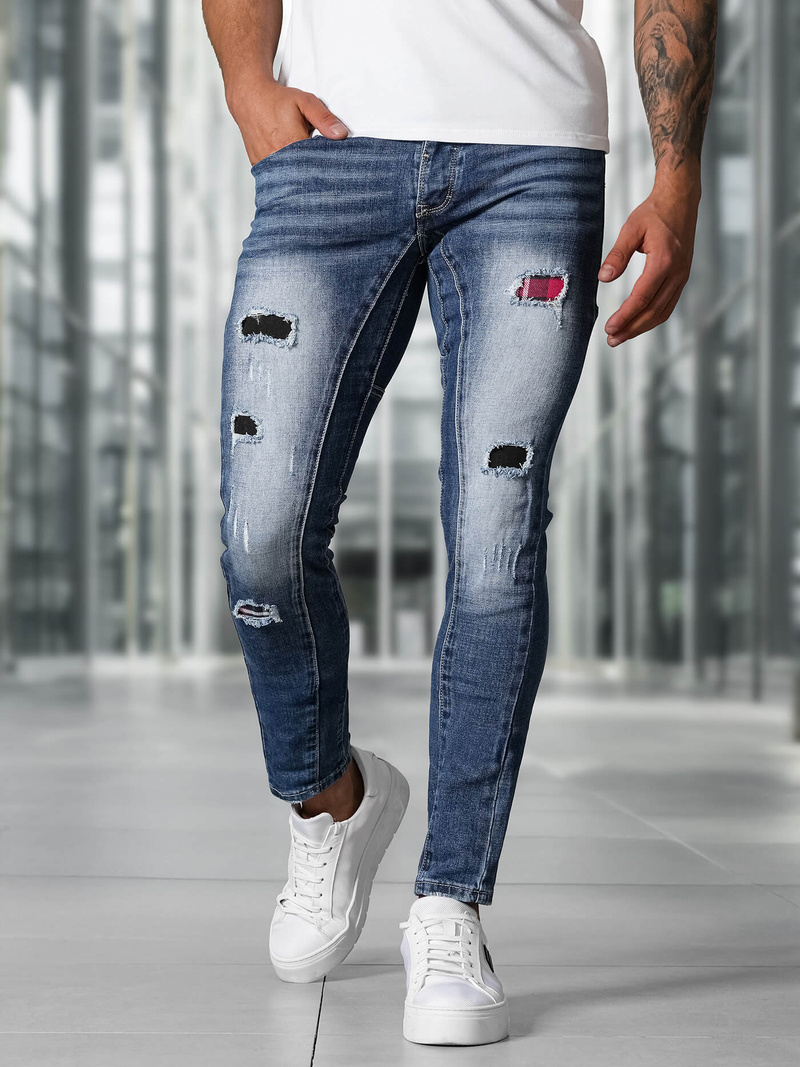 Men's Jeans - Blue OZONEE NB/MP0050BZ