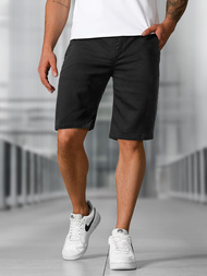 Men's Chino Shorts Black OZONEE NB/MP0266NZ