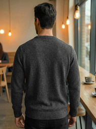 Men's Jumper - Anthracite OZONEE JS/59B3607/5